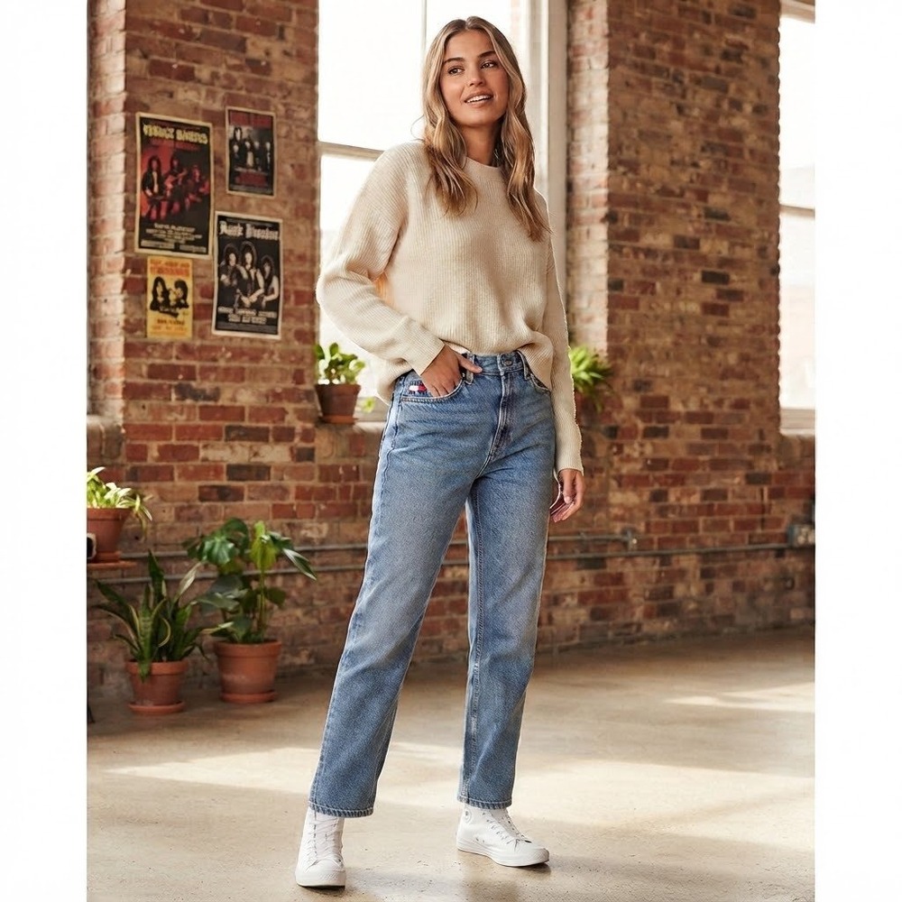 Vintage 2002 Tommy Hilfiger "New Vintage" Boyfriend Jeans Size 6 Mom Jeans *Read